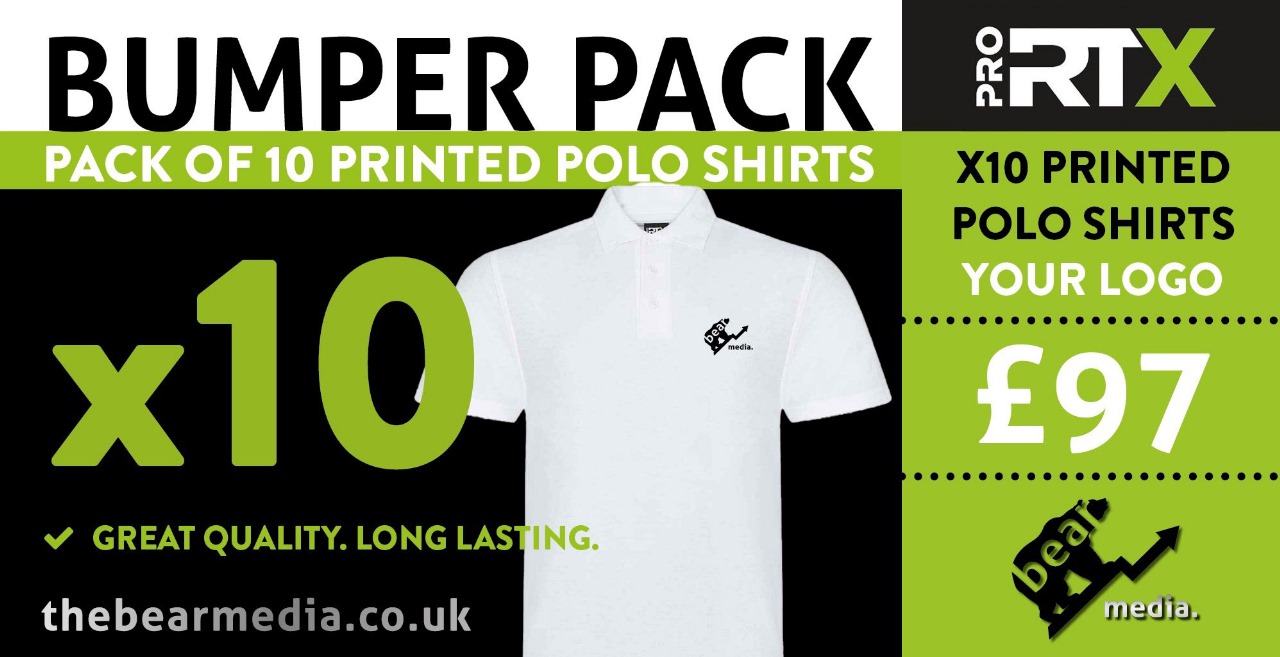 Bumper Pack 10 Printer Polo Shirts