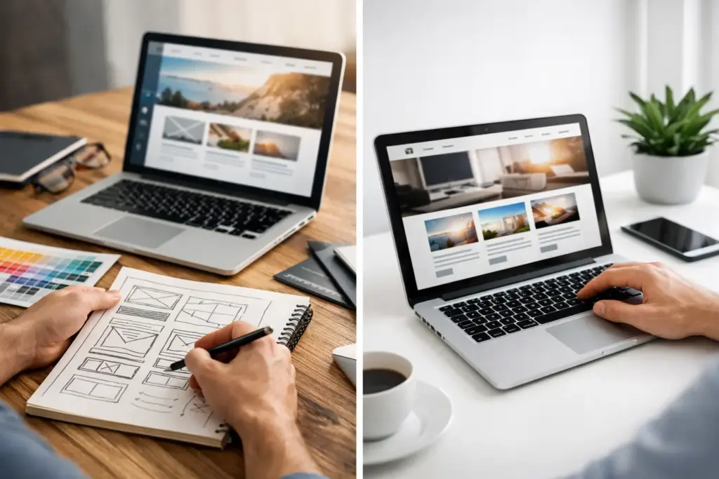 Bespoke Versus Template Websites Compared